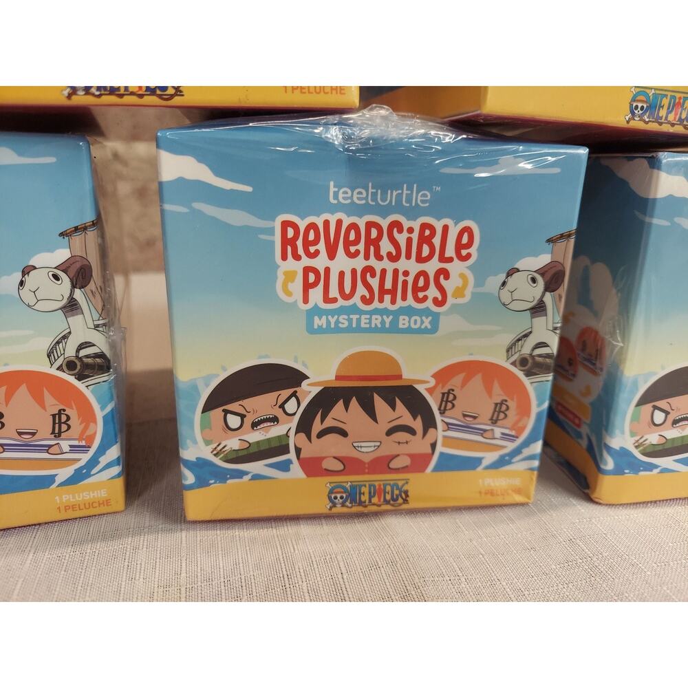 One Piece TeeTurtle Reversible Plushies Mystery Box 3" Plush Toy New Sealed